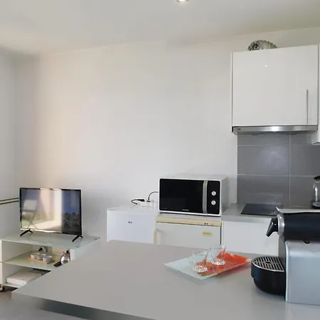 Cozy T2 Blue Beach With Parking And Pool Antibes
